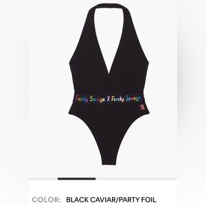 Savage Fenty FOREVER SAVAGE BODYSUIT WITH RAINBOW LOGO